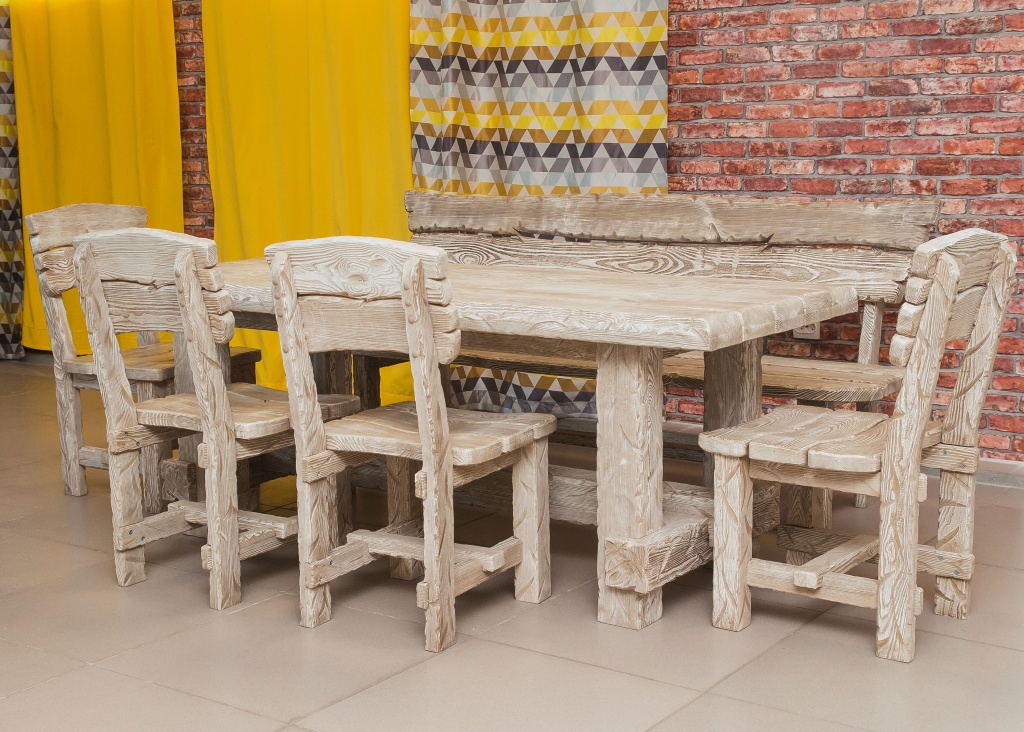 Стол обеденный под старину Прованс