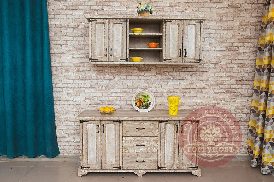 Кухня «Прованс» сосна 1,65м