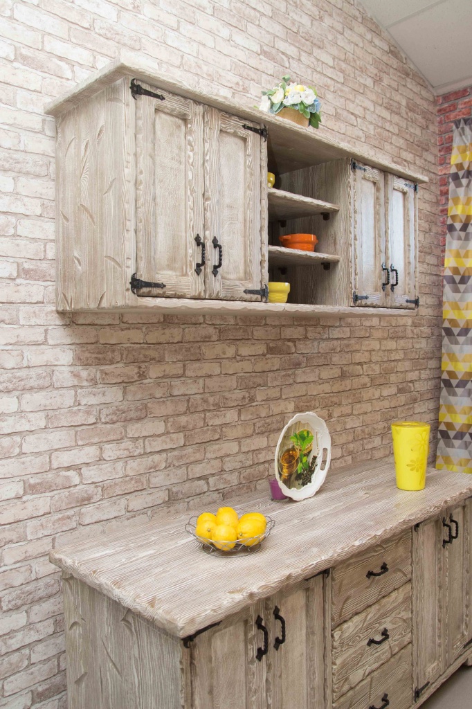 Кухня «Прованс» сосна 1,65м