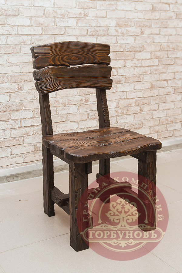 Стул сосна под старину орех